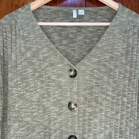 Est. 1946 Cottagecore Coastal Festival Green Cozy Boxy Tshirt Women's 18/20W - Picture 8 of 8